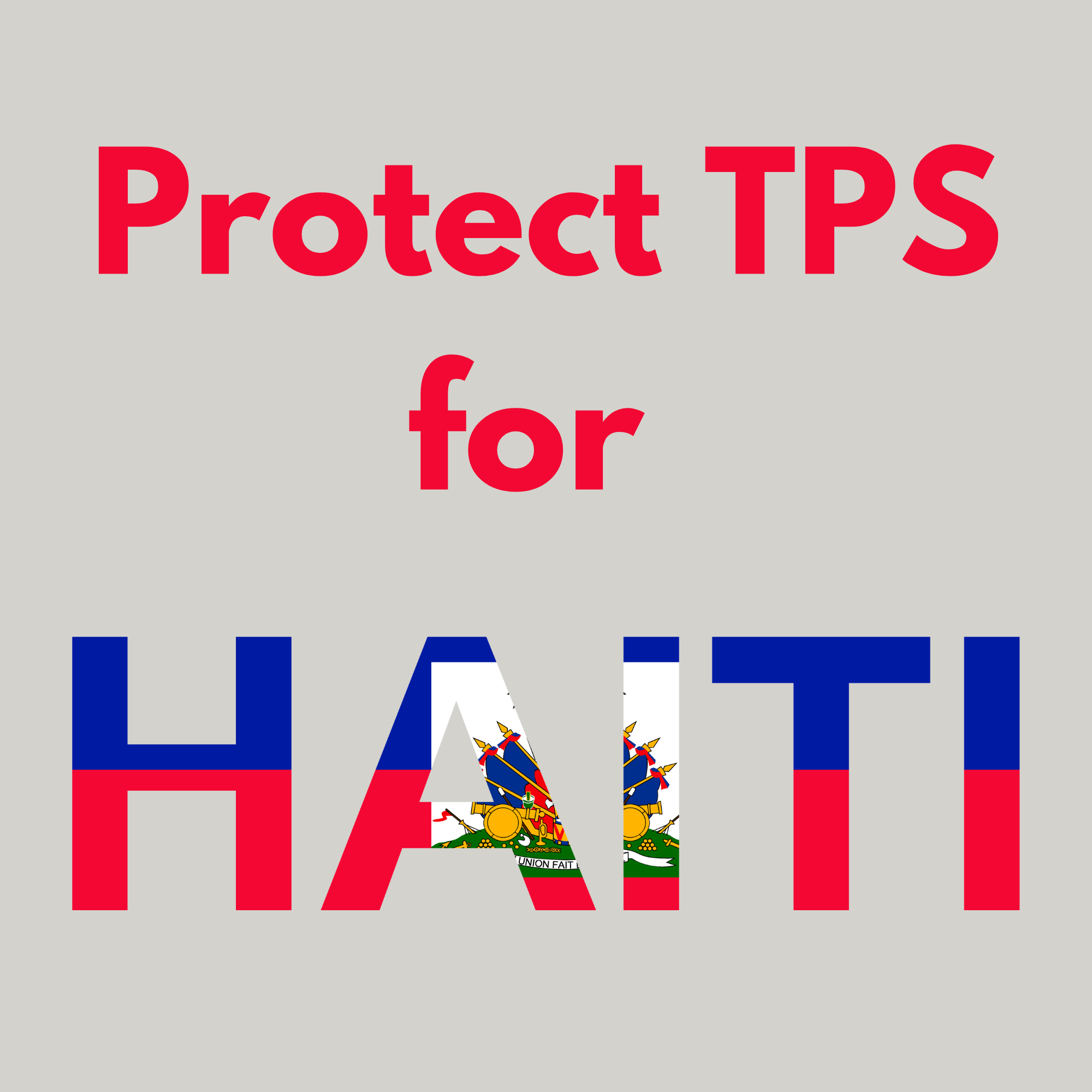 protect TPS for Haiti